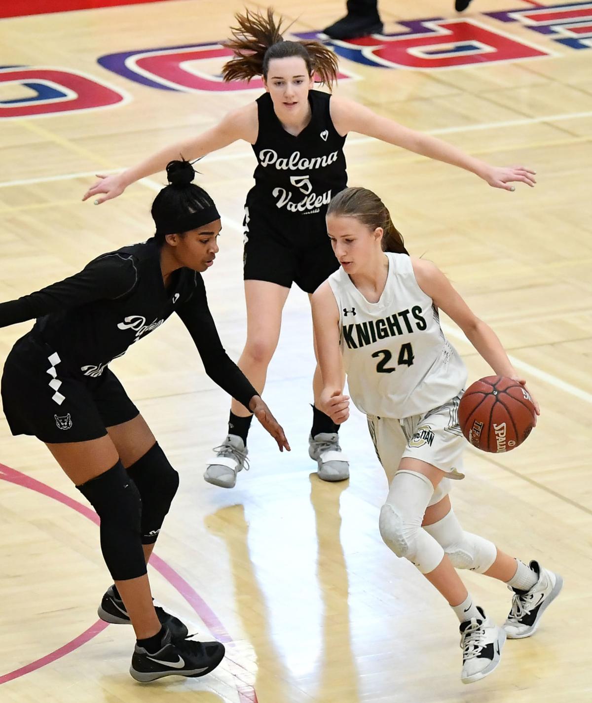 PHOTOS: Paloma Valley 64, Ontario Christian 47 in CIF-SS Div. 4AA girls basketball title game (Feb. 29, 2020)