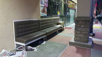Green Island Restaurant benches