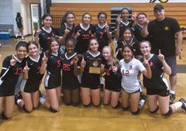 The Ayala High frosh-soph girls volleyball team