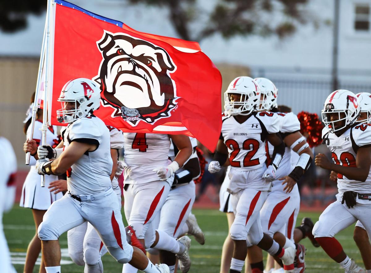 Ayala High football captures third straight 'Battle for the Bone' trophy with 42-0 win over Chino Hills (April 16, 2021)