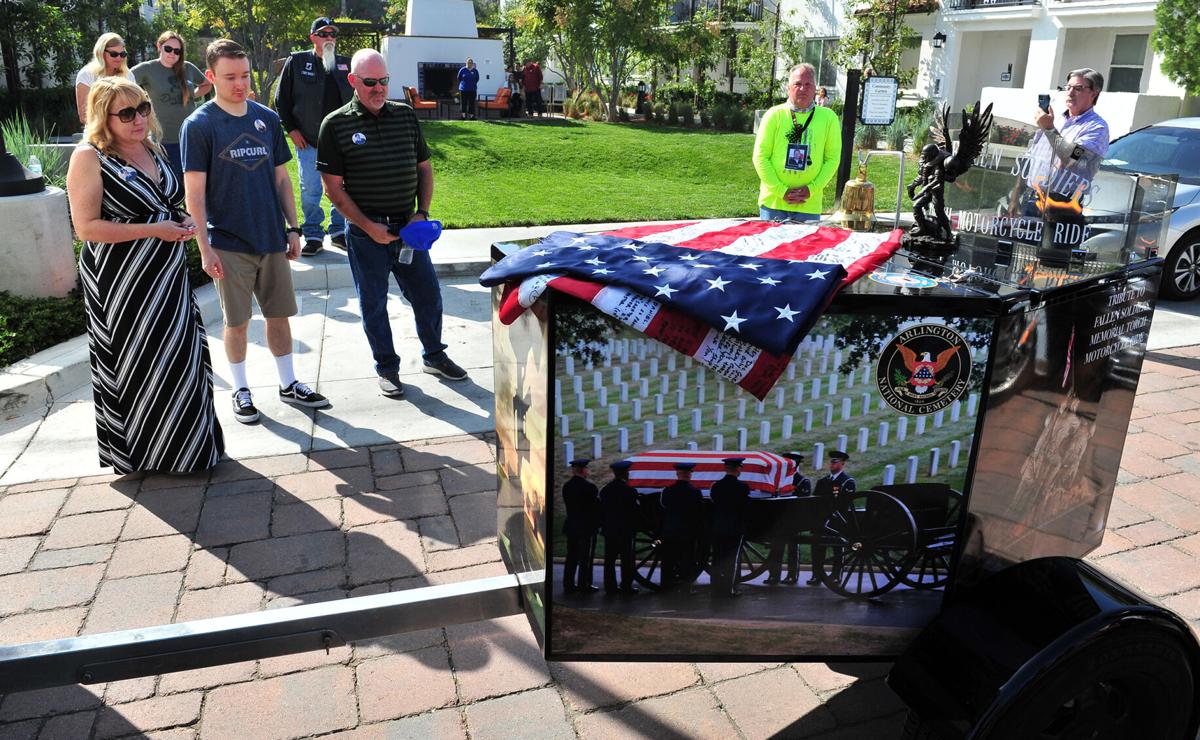 Fallen Soldiers Memorial Torch Ride visits with Chino Hills family of murdered U.S. Army Specialist Austin Hawk