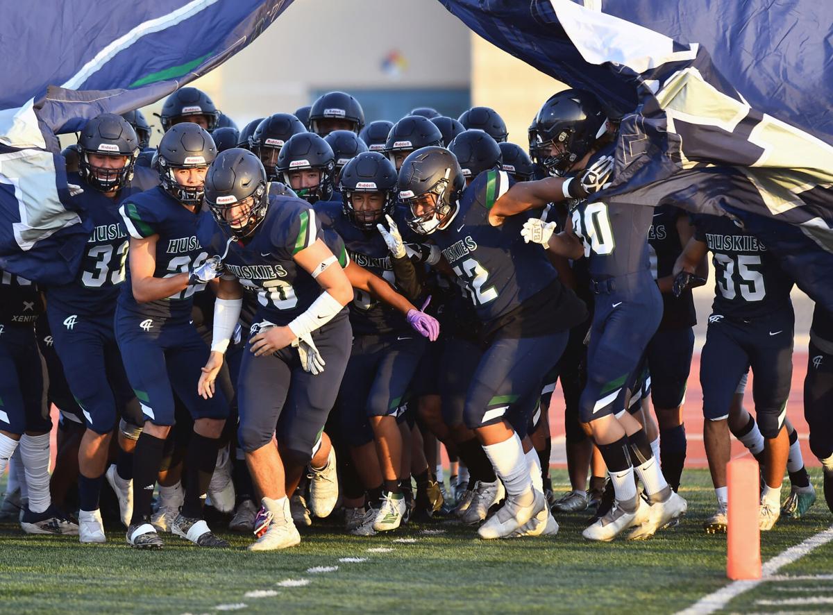 Ayala High football captures third straight 'Battle for the Bone' trophy with 42-0 win over Chino Hills (April 16, 2021)