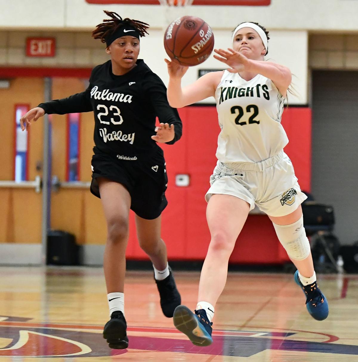 PHOTOS: Paloma Valley 64, Ontario Christian 47 in CIF-SS Div. 4AA girls basketball title game (Feb. 29, 2020)