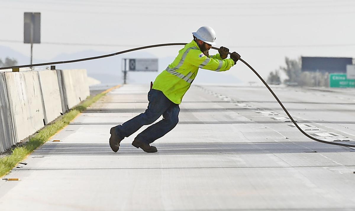 60 Freeway reopens in both directions seven hours after downed power line blocks lanes Wednesday