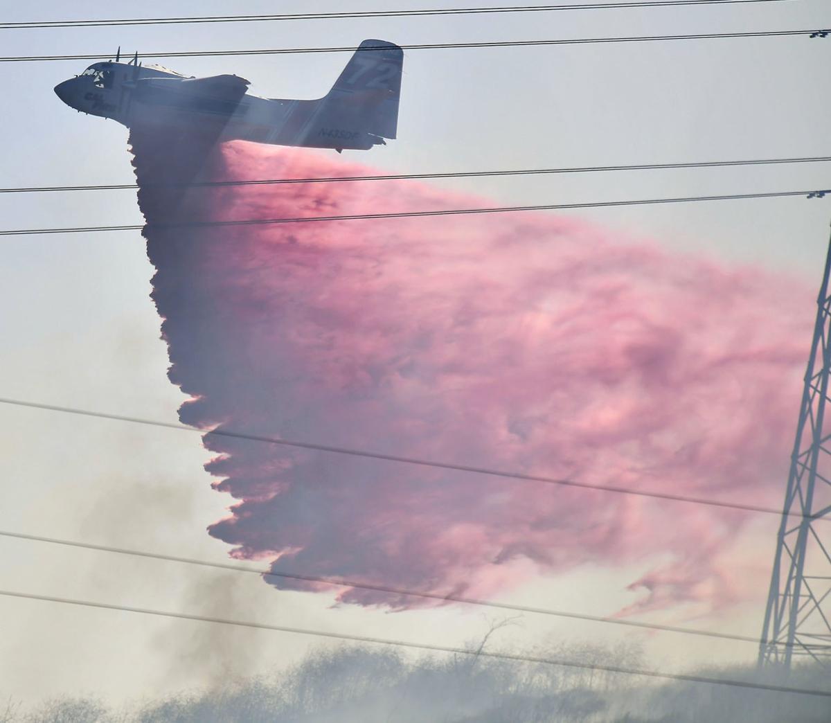 Five-acre brush fire burns along Butterfield Ranch Road in Chino Hills, June 26, 2019