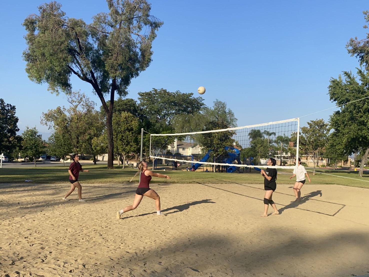 beach volley ball court