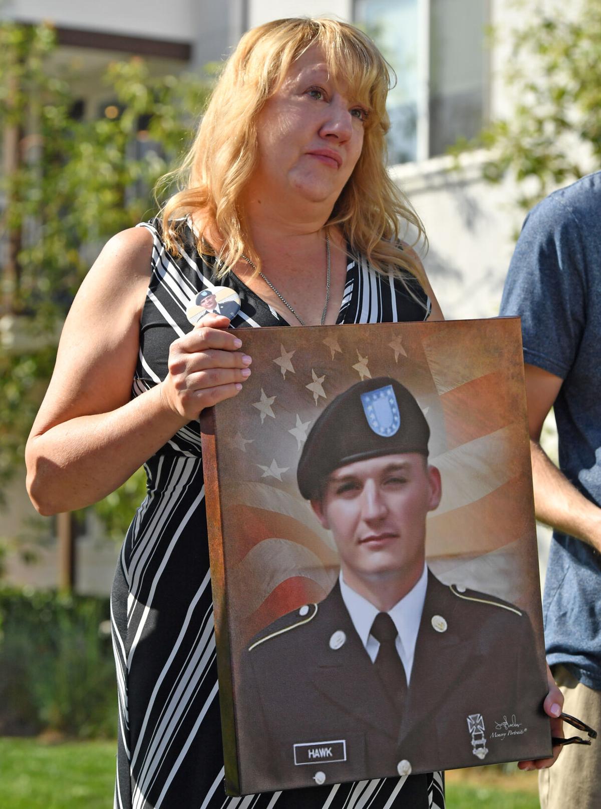 Fallen Soldiers Memorial Torch Ride visits with Chino Hills family of murdered U.S. Army Specialist Austin Hawk