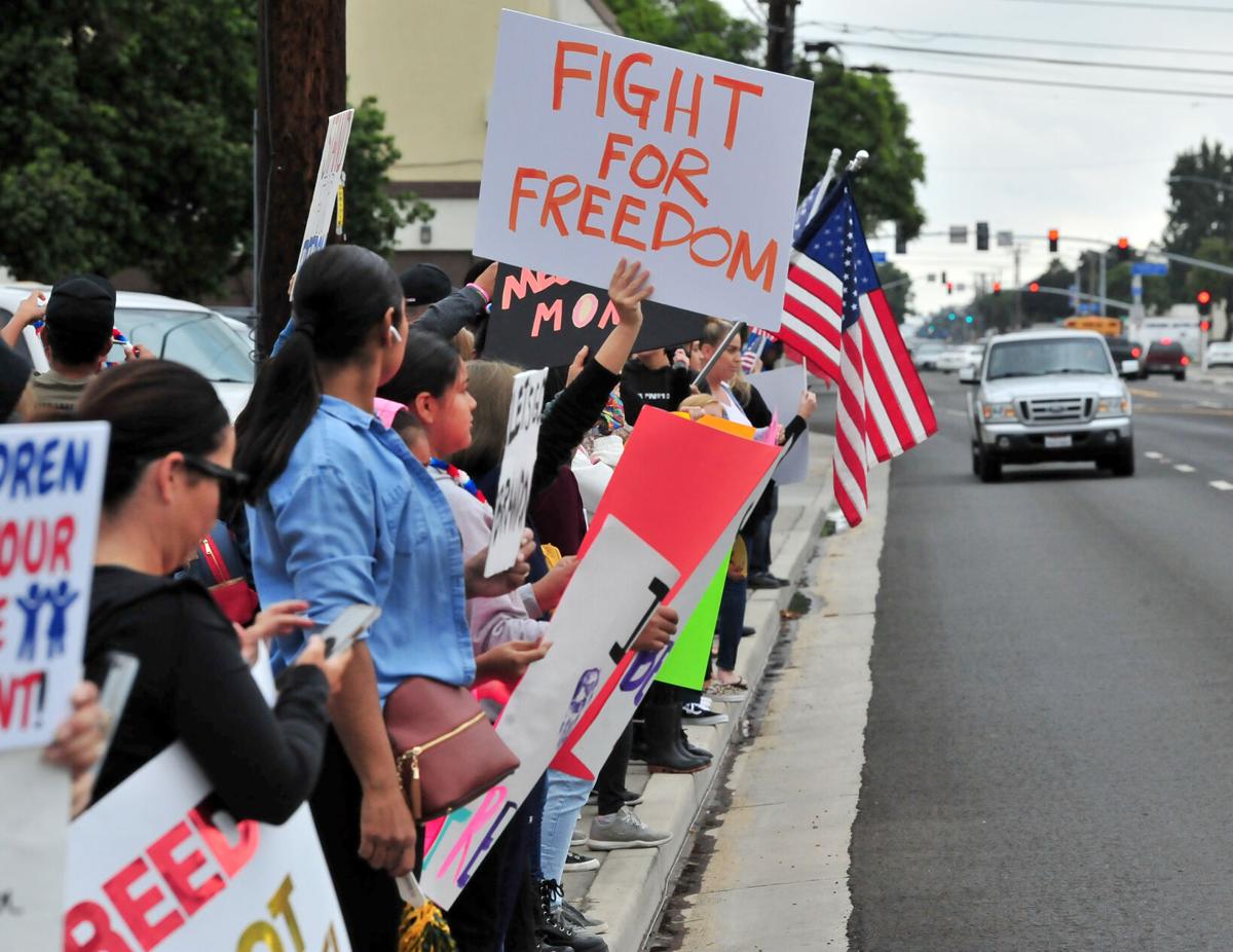 Three hundred Chino Valley Unified parents, students take part in statewide protest in opposition of state vaccine mandates in schools
