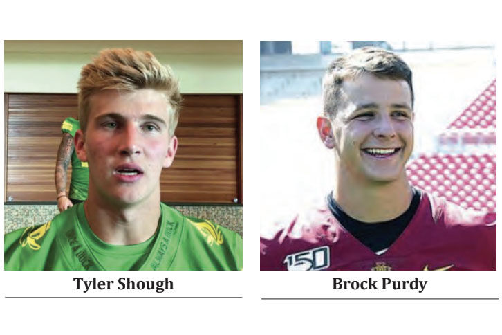 Oregon's Tyler Shough, Iowa State's Brock Purdy threw together this  offseason. The QBs never saw Fiesta Bowl matchup coming 