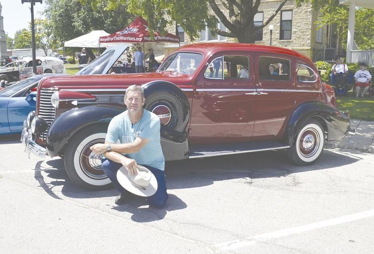 Dan Christensen’s self-built 1938 Buick on display at Hy-Vee Charity Car Show