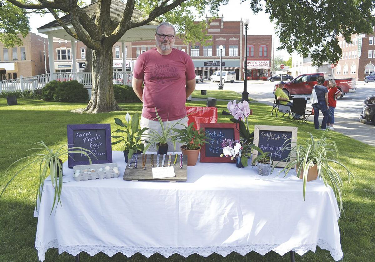 Don Holman with egg plants and jewelry.tif