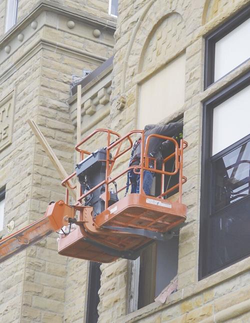 Window replacement project continues at courthouse