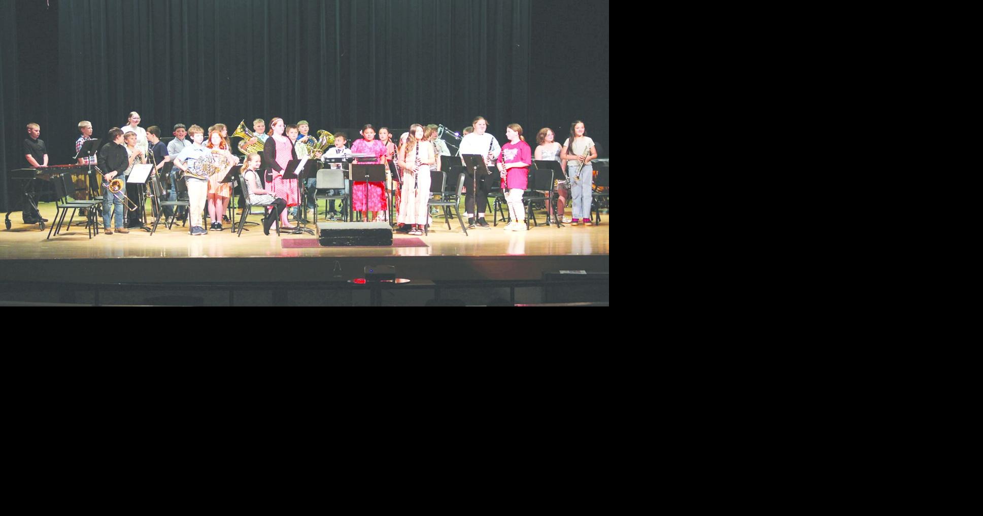 Chariton 5th grade and High School Spring Band Concert held