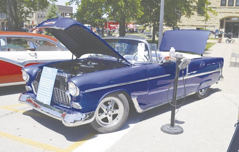 1955 Chevrolet Bel Air Convertible on display.tif
