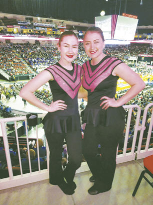CHS Drill Team members DeMaria and Caudill selected to All-Iowa Honor Dance Team