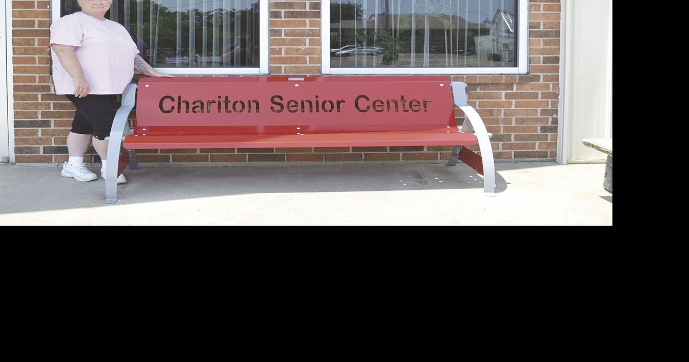 New outdoor bench now up in front of Chariton Senior Center News
