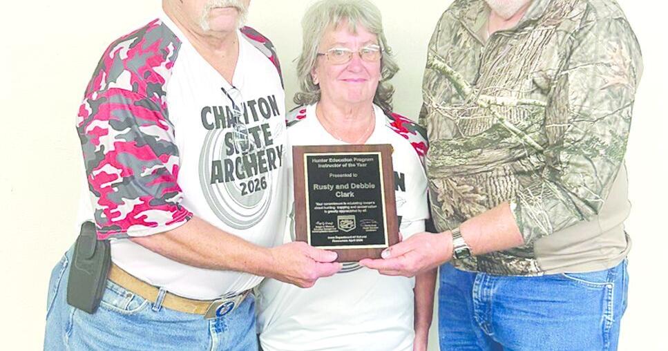 Rusty and Debbie Clark receive ‘Hunter Education Program Instructor of the Year’ Award