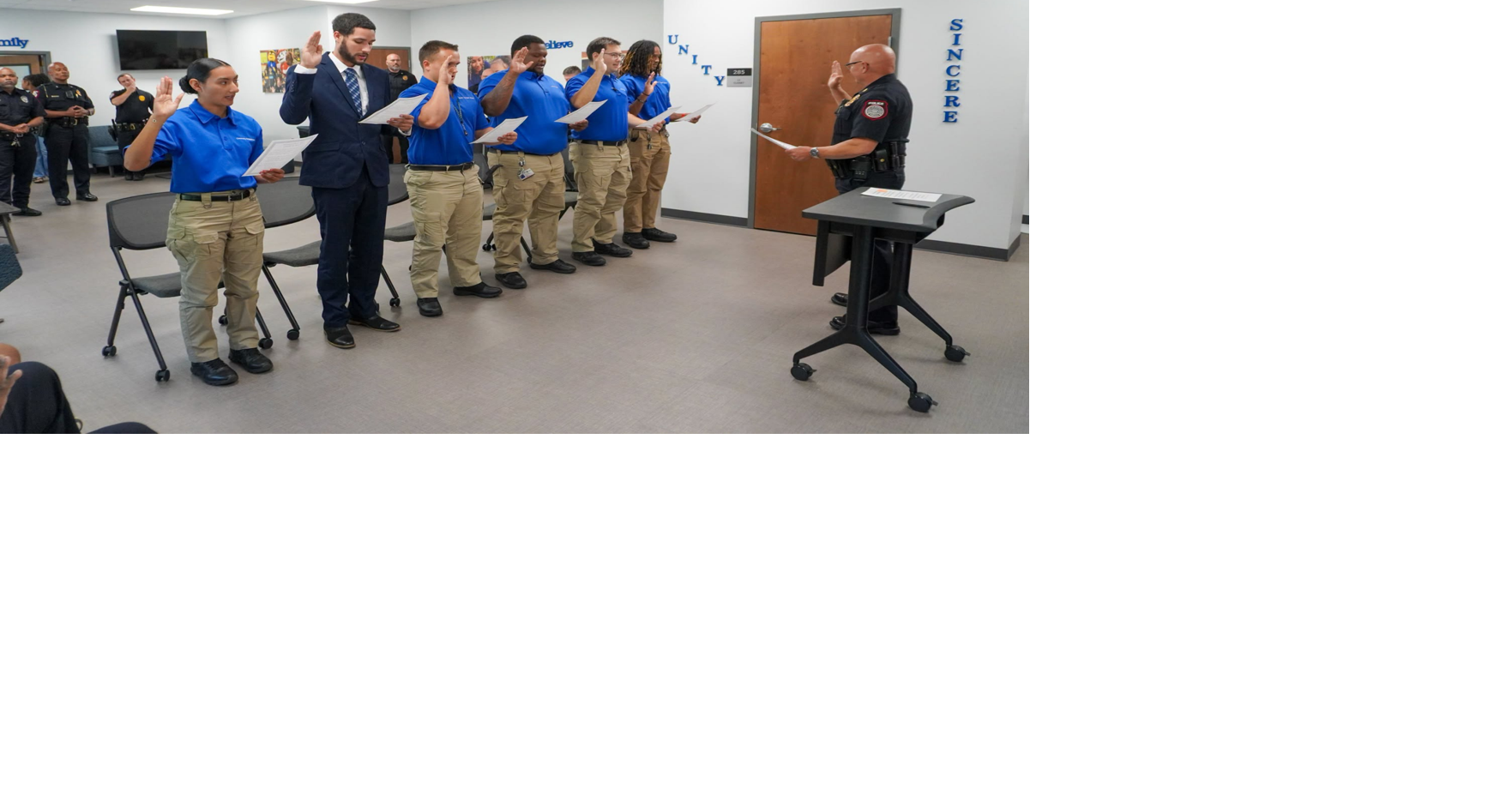 Danville Police Department swears in new officers