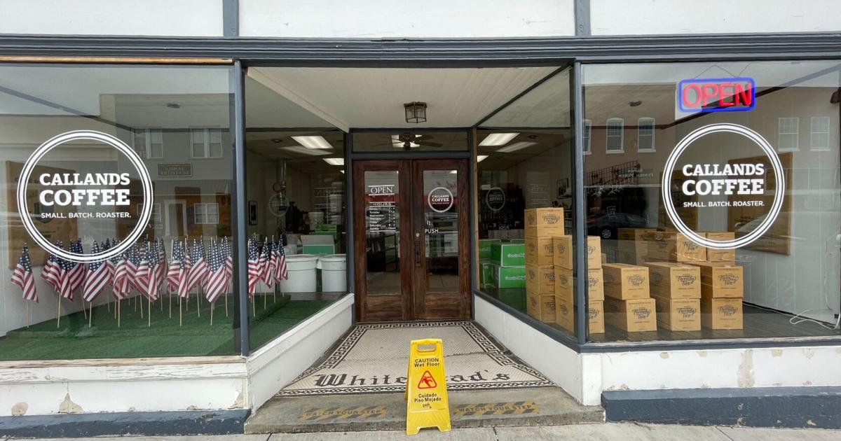 Callands Sign Callands Coffee celebrates 5 years in business | News ...
