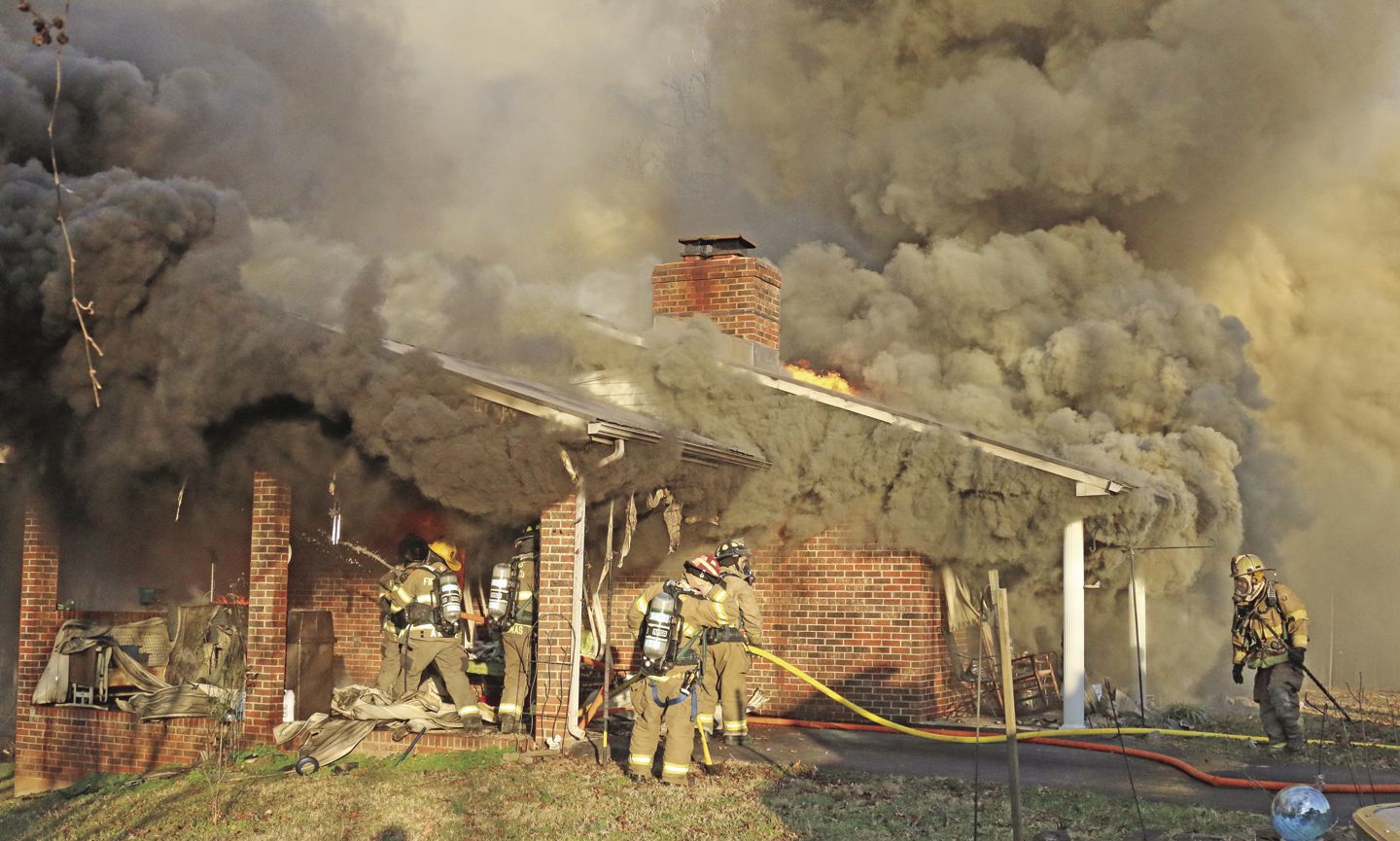 Crews battle house fire Tuesday afternoon on Halifax Road | News