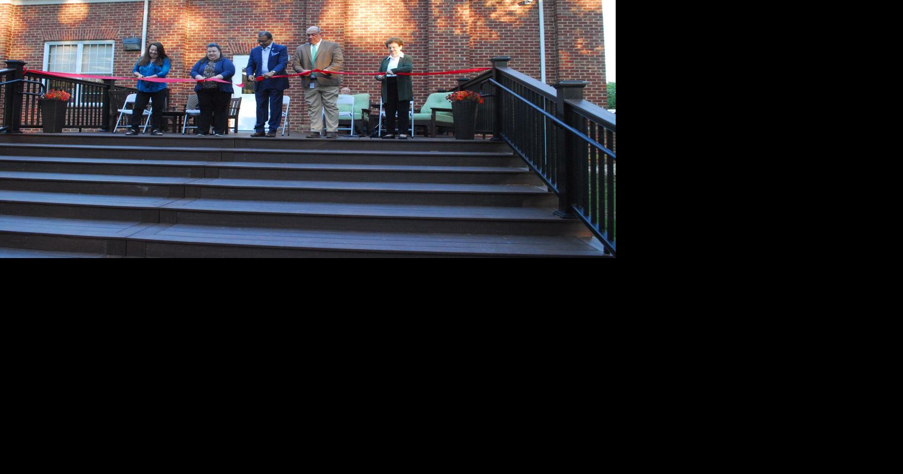 Chatham library’s outdoor space makes public debut