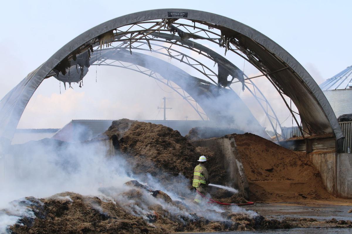 Fire At Van Der Hyde Dairy Hay Barn Under Investigation Thursday