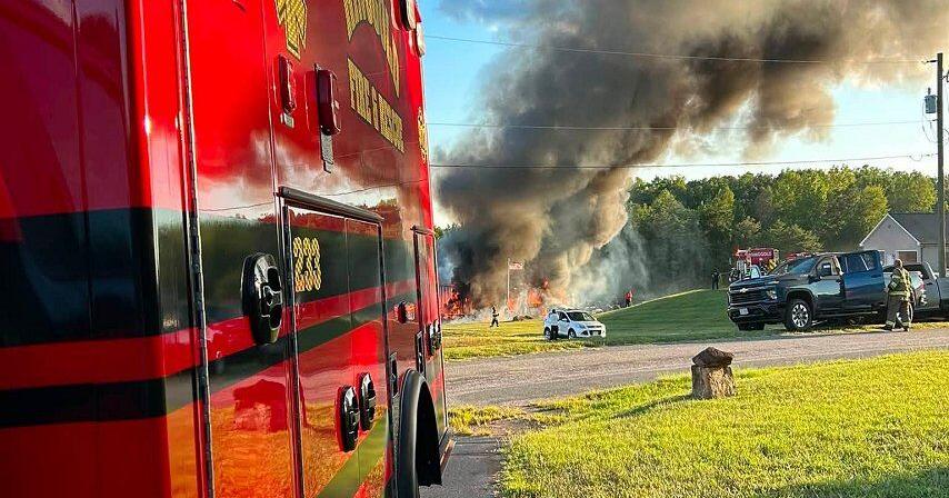 Garage fire causes extensive damage