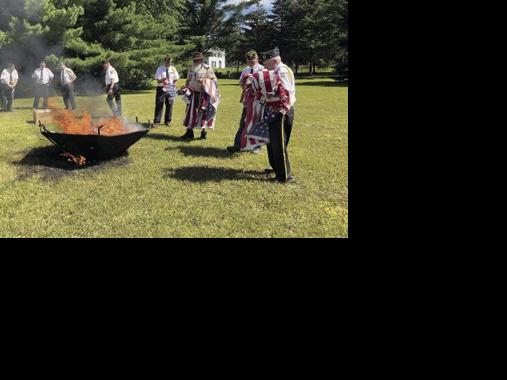 Veterans, Boy Scouts retire flags during Flag Day ceremony | Community ...
