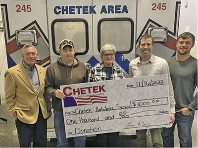 Chetek Chamber donation