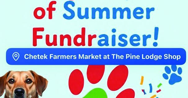Dog Days of Summer Fundraiser at Chetek Farmers Market Aug. 16