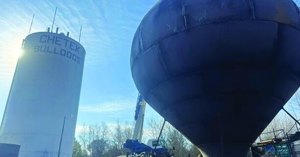 Chetek’s new water tower under construction | Top Stories | chetekalert.com
