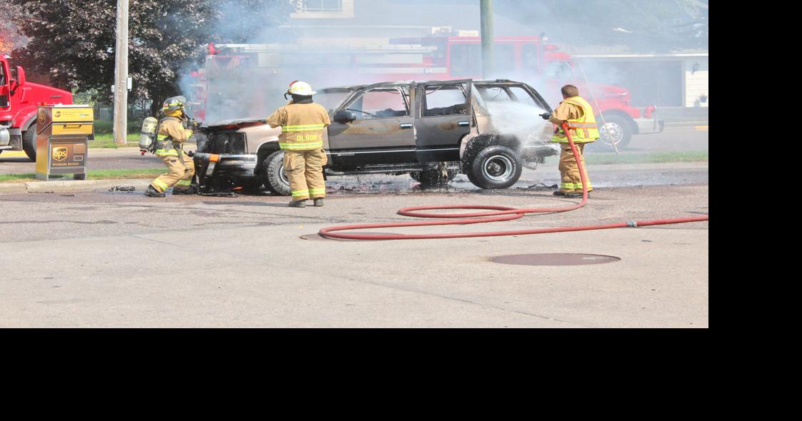 Vehicle catches fire at Kwik Trip News