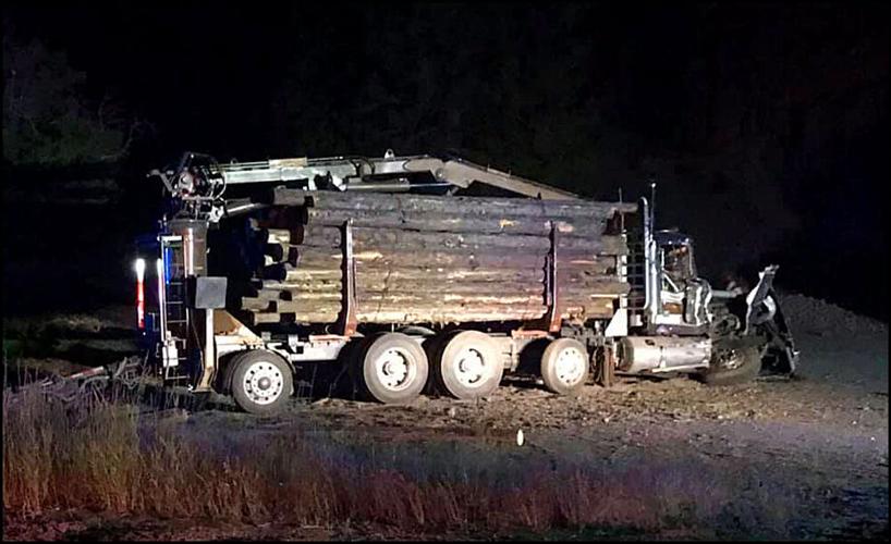 Log truck and tractor accident closes Highway 395 Wednesday night Archives
