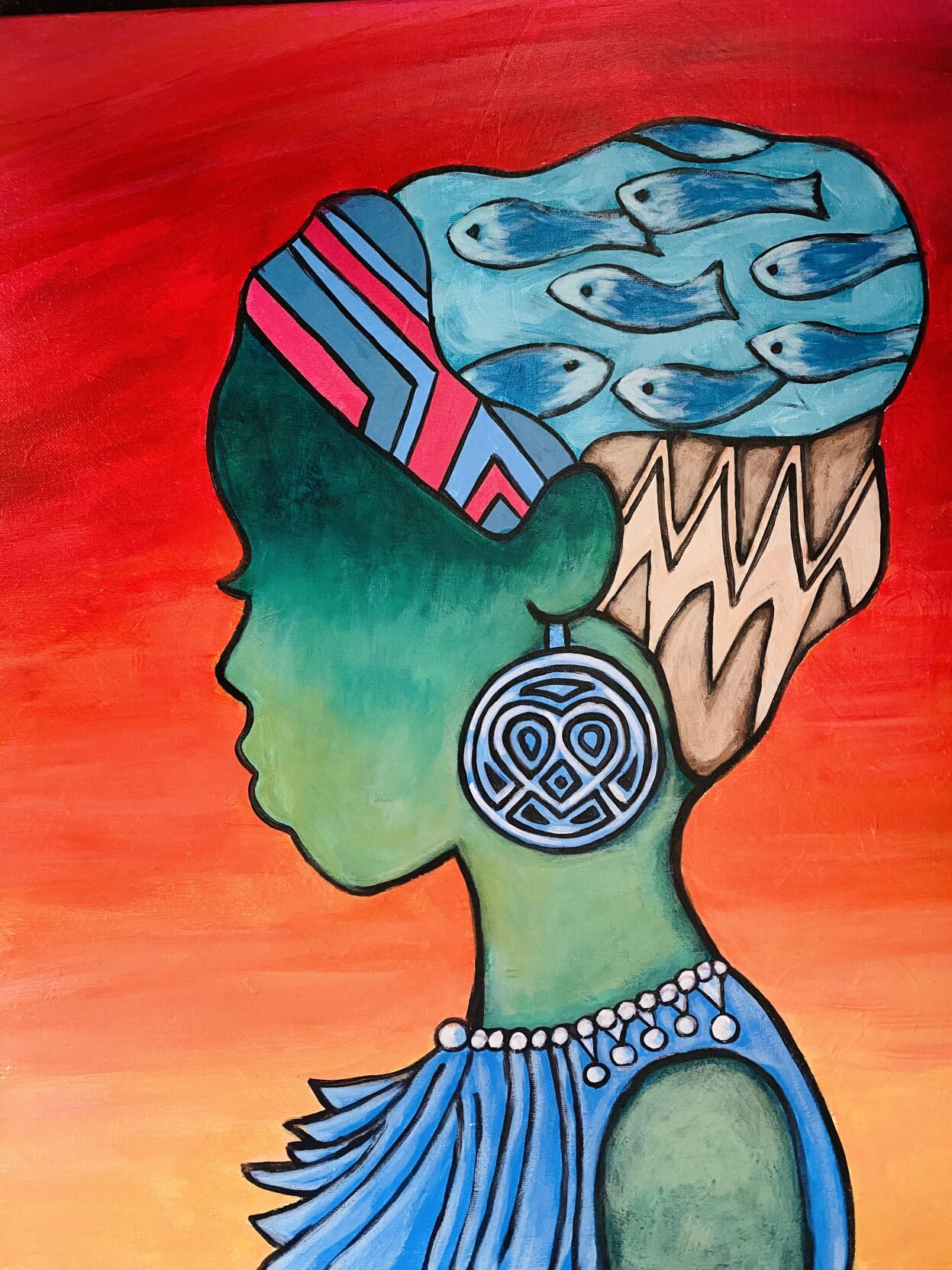 Paint on Canvas fundraiser to benefit women in Rwanda Community