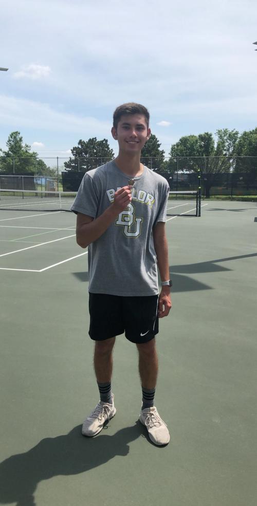 Tennis players move on