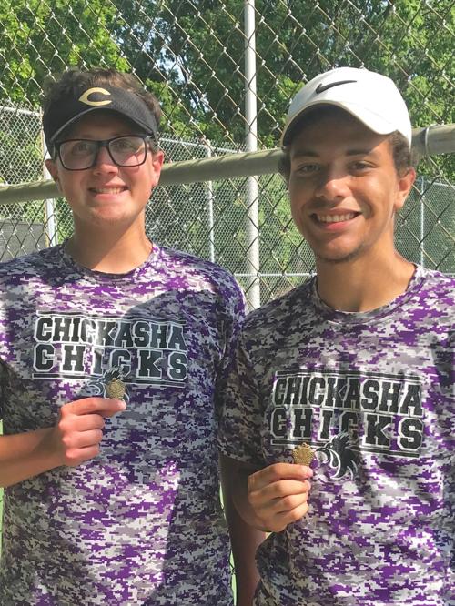 Tennis players move on