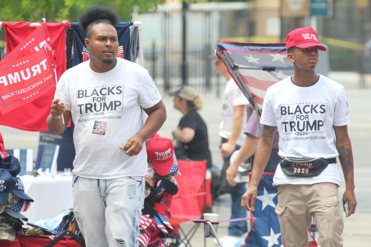 Trump Rally "Blacks for Trump"