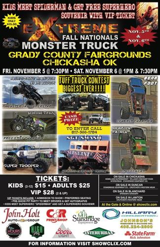 FLYING BEASTS: Extreme Monster Truck Fall Nationals to rev up ...