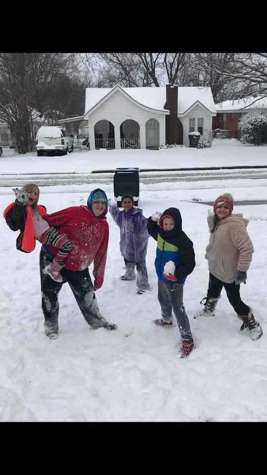 Snow pose