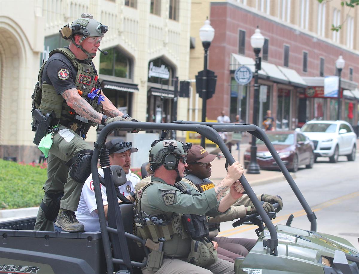 Trump Rally Tulsa Police