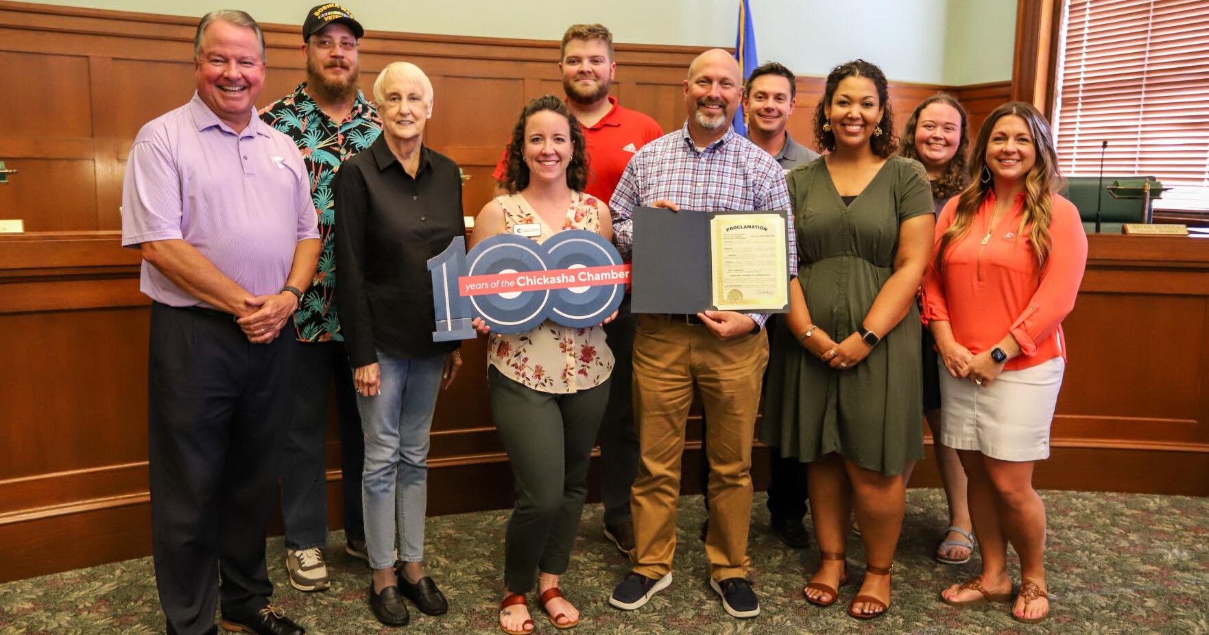 Chickasha Chamber Day Declared on August 1st to Commemorate 100th Organization Anniversary - Vimarsana News