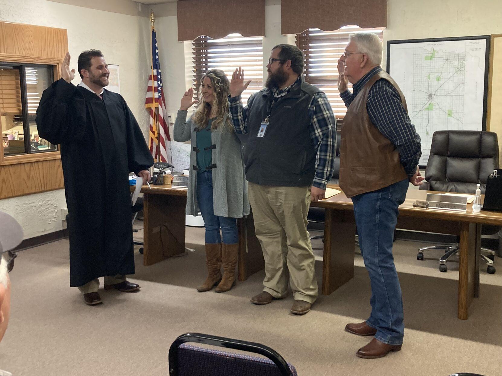 New Grady County Commissioners current assessor sworn in News
