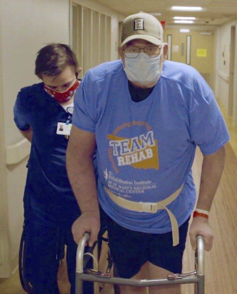 After three weeks on ventilator, Lamont man urges others to take COVID-19 seriously