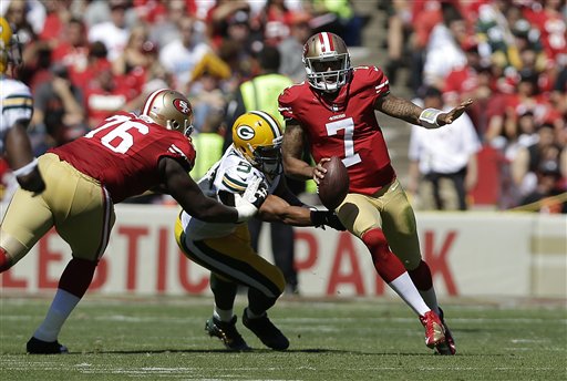 Packers vs. 49ers, 2013 NFL Playoffs final score: Colin Kaepernick, San  Francisco run over Green Bay, 45-31 