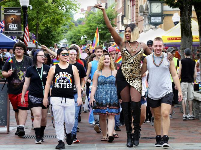 Celebration, defiance mix at New York City gay pride parade