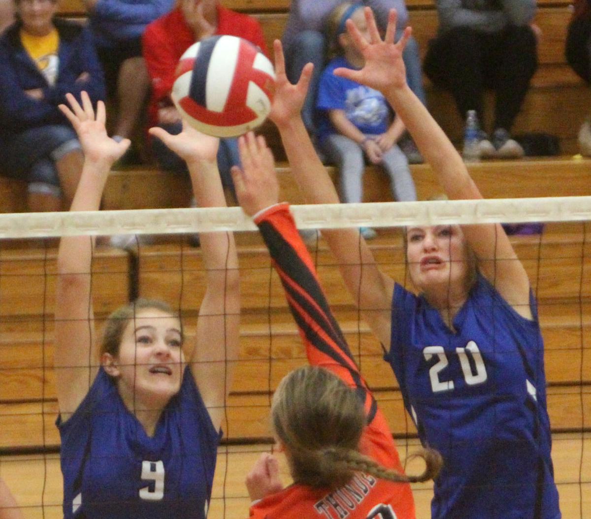Debbie Roesler Memorial Invitational volleyball at McDonell 9-9-17