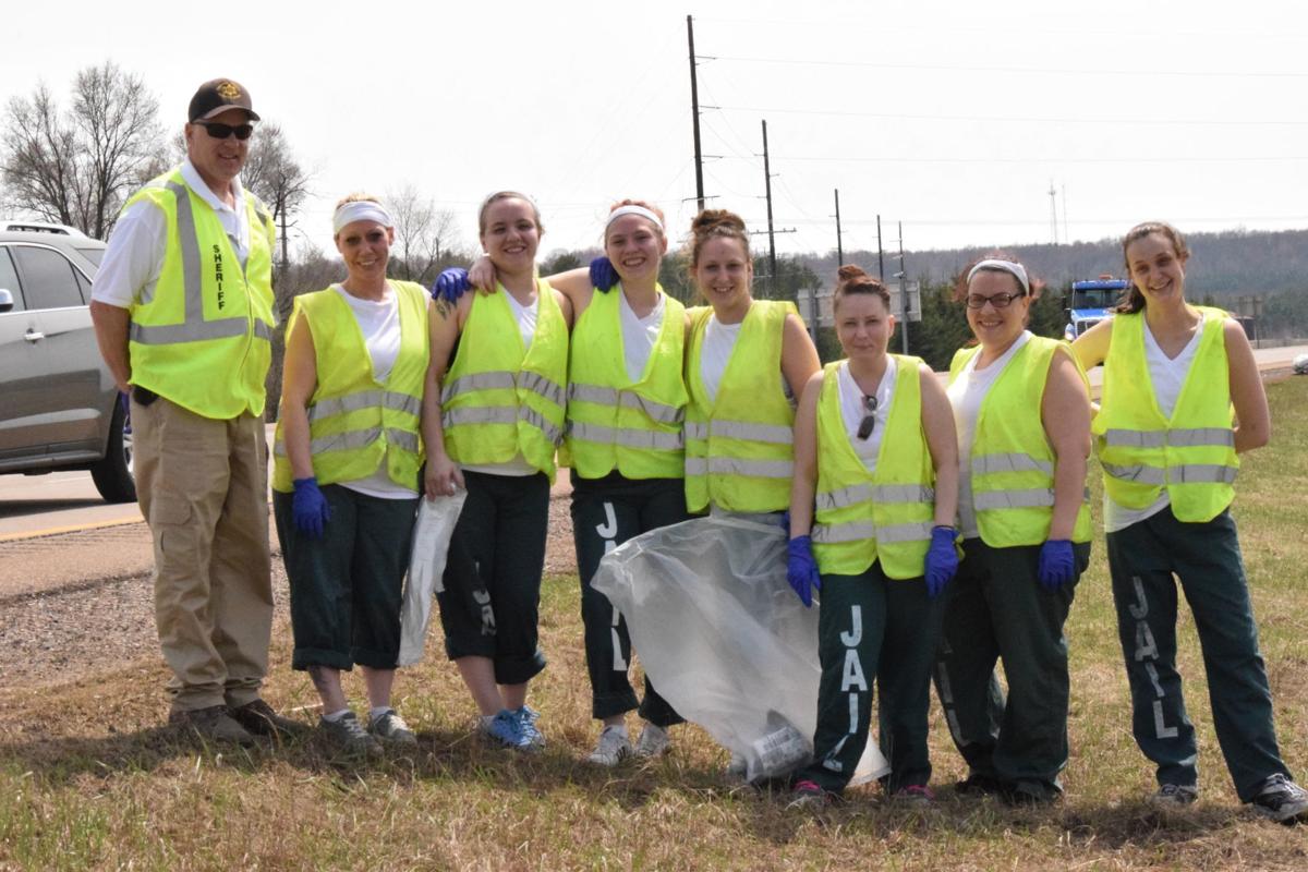Chippewa County Jail's female inmates participate in annual clean up