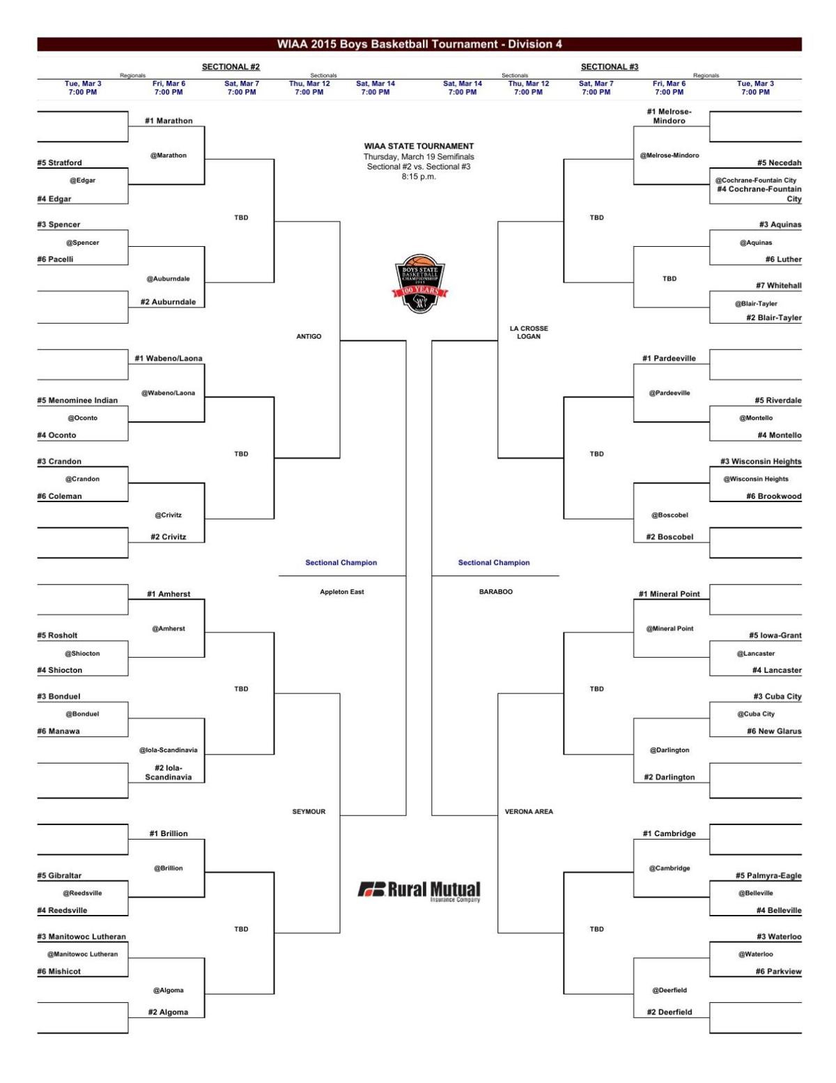 Wiaa Boys Basketball Playoffs Brackets Division 4 Chippewa Com