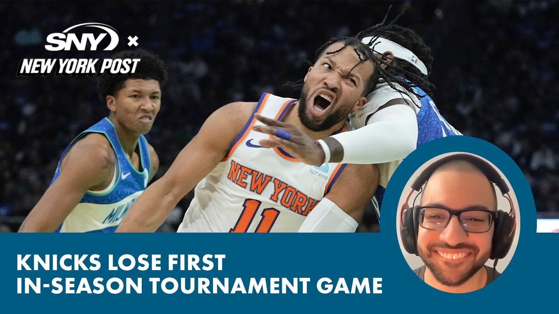 Jalen Brunson's 45 points can't save Julius Randle, Knicks from In-Season  Tournament loss to Bucks -- Bryan Fonseca with