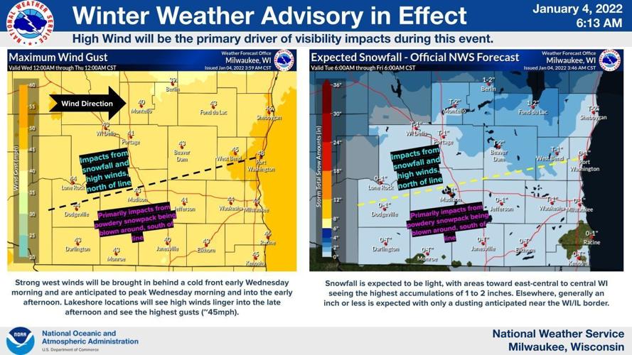 Advisory by National Weather Service